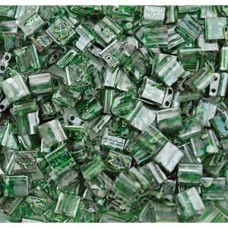 Tila Bead 5mm Picasso Tr Green Picasso50gm/bg (4507)