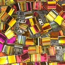 Tila Bead 5mm Crystal Marea-50 Gm Bag (4551)