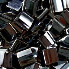 Tila Bead 5mm Lt Gunmetal -50 Gm Bag (464)