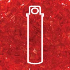 Tila 1/2 Cut 5mm Trans Red Aprx 7.8gm/tb (140)