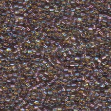 Miyuki 10/0 Triangle 250 Grams Color-lined Amber W/lilac (1167)