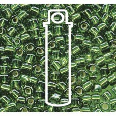 Miyuki 10/0 Triangle Silver Lined Kelly -apprx 24gm/tb (1802)