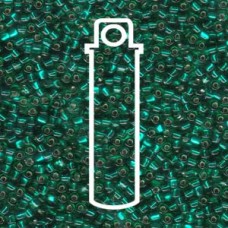 Miyuki 10/0 Triangle Silver Lined Green -apprx 24gm/tb (1807)