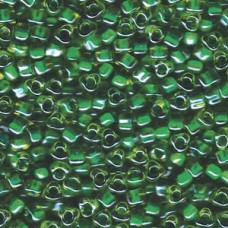 Miyuki 5/0 Triangle 250 Grams Color-lined Amber W/kelly (1811)