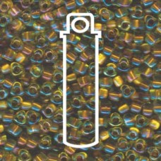 Miyuki 5/0 Triangle Sparkling Topaz Lined Lemon -apprx 22gm/tb (1817)