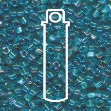 Miyuki 5/0 Triangle Sparkling Aqua Lined Sky Blue-apprx 22gm/tb (1821)