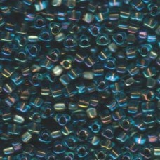 Miyuki 5/0 Triangle 250 Gram Sparkling Bronze Lined Aqua (1825)