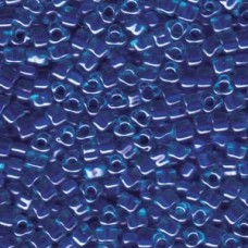 Miyuki 5/0 Triangle 250 Grams Color-lined Light W/dark Blue (1828)