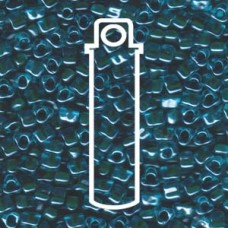 Miyuki 5/0 Triangle Forest Green/lt Blue -apprx 22gm/tb (1830)