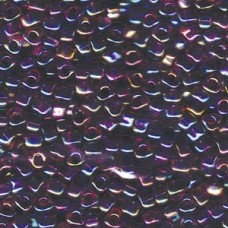 Miyuki 5/0 Triangle 250 Grams Color-lined Blue W/purple (1832)