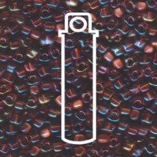 Miyuki 5/0 Triangle Color Lined Amber W/copper -apprx 22gm/tb (1838)