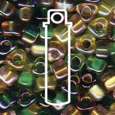 5/0 Triangle Mix Evergreen -apprx 22gm/tb (MIX03)