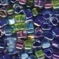 5/0 Triangle Mix Gem Tones- 250 Gm (MIX14) 5/0 Triangle Mix Gem Tones- 250 Gm (MIX14)