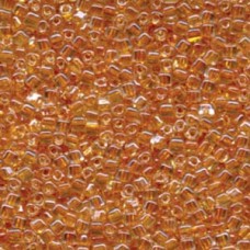 8/0 Triangle Miyuki 250 Gram Tri Apricot Lined Crystal (1107) 8/0 Triangle Miyuki 250 Gram Tri Apricot Lined Crystal (1107)