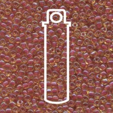 8/0 Triangle Miyuki Dk Fusia Lined Amber -apprx 24gm/tb (1164) 8/0 Triangle Miyuki Dk Fusia Lined Amber -apprx 24gm/tb (1164)