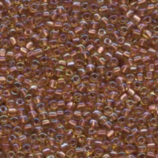 8/0 Triangle Miyuki 250 Gram Tri Spkl Rose Lined Topaz Luster (1166) 8/0 Triangle Miyuki 250 Gram Tri Spkl Rose Lined Topaz Luster (1166)