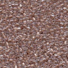 8/0 Triangle Miyuki 250 Gram Tri Spkl Blush Lined Crystal (1525) 8/0 Triangle Miyuki 250 Gram Tri Spkl Blush Lined Crystal (1525)