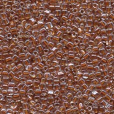 8/0 Triangle Miyuki 250 Gram Tri Spkl Ginger Lined Crystal (1551) 8/0 Triangle Miyuki 250 Gram Tri Spkl Ginger Lined Crystal (1551)