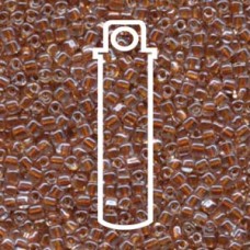 8/0 Triangle Miyuki Tri Spkl Ginger Lined Crystal -apprx 24gm/tb (1551) 8/0 Triangle Miyuki Tri Spkl Ginger Lined Crystal -apprx 24gm/tb (1551)