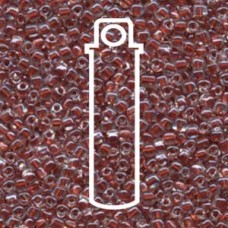 8/0 Triangle Miyuki Tri Spkl Cranberry Lined Crystal -apprx 24gm/tb (1554) 8/0 Triangle Miyuki Tri Spkl Cranberry Lined Crystal -apprx 24gm/tb (1554)
