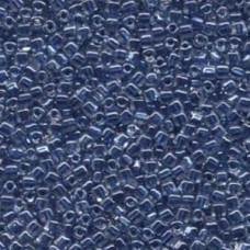 8/0 Triangle Miyuki 250 Gram Tri Spkl Blue Lined Crystal (1557) 8/0 Triangle Miyuki 250 Gram Tri Spkl Blue Lined Crystal (1557)