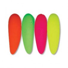 Tooth 6x16mm Neon Lt Mix 25 Bds/st- 6st/bg