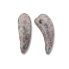 Tooth 6x16mm White Trcta Copper-25bds/st 6st/bg
