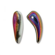 Tooth 6x16mm White Sliperit-25bds/st 6st/bg