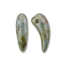 Tooth 6x16mm White Trav Blue-25bds/st 6st/bg