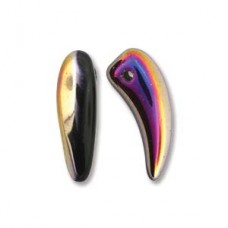Tooth 6x16mm Jet Sliperit-25bds/st 6st/bg