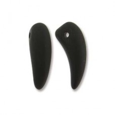 Tooth 6x16mm Jet Matt-25bds/st 6st/bg