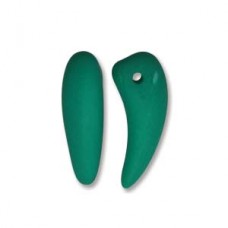 Tooth 6x16mm Neon Petrol 25 Bds/st- 6st/bg
