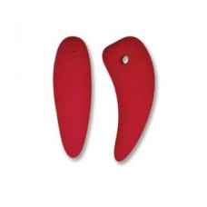 Tooth 6x16mm Neon Cherry 25 Bds/st- 6st/bg
