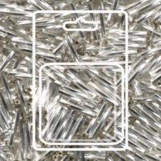 Tw Bgl 2x12mm Miyuki Appx 13gm/cd S/l Crystal (1)