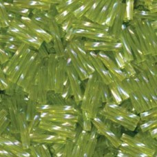 Tw Bgl 2.7x12mm Miyuki 250 Grm Tr Chartreuse Ab (258)