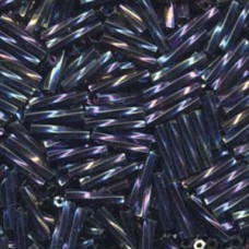 Tw Bgl 2.7x12mm Miyuki 250 Grm Met Variegated Blue Iris (455)