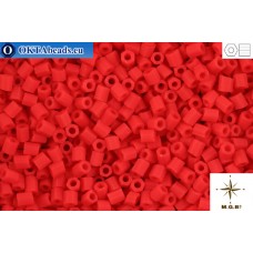Matsuno Beads рубка 11/0 Opaque Red Frosted 735MA 100гр