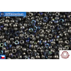 COTOBE Beads CZ 11/0 Half Asphalt Etched Rainbow (04004)