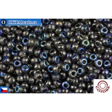 COTOBE Beads CZ 11/0 Asphalt Etched Rainbow (04005)