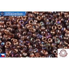 COTOBE Beads CZ 11/0 Half Copper Etched Rainbow (04010)