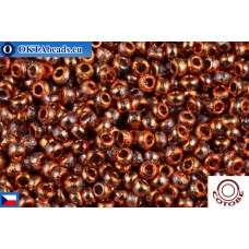 COTOBE Beads CZ 11/0 Red Copper Etched (04012)