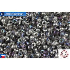 COTOBE Beads CZ 11/0 Half Silver Etched Rainbow (04014)