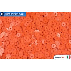 Итальянские плоские пайетки 3мм Arancione Opaline (3194)