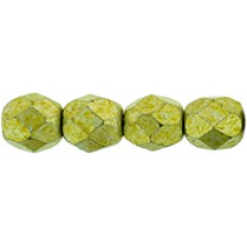 DG-3 Граненые Бусины 4мм Saturated Metallic Primrose Yellow (77058CR) - 1200шт
