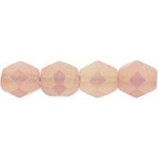 DG-3 Граненые Бусины 4мм Sueded Gold Milky Pink (S6C71010) - 1200шт
