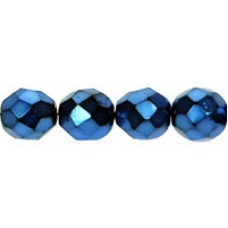 DG-5 Граненые Бусины 8мм Coated - Royal Blue (72135JT) - 300шт