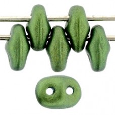 DG-7 SuperDuo бусины 5х2мм Gold Shine - Green (24103AL) - 100гр