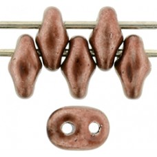 DG-7 SuperDuo бусины 5х2мм Metalust - Burnt Copper (24201JT) - 100гр