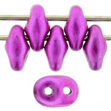 DG-7 SuperDuo бусины 5х2мм Metalust - Hot Pink (24207JT) - 100гр