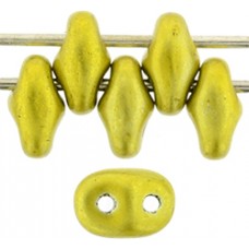 DG-7 SuperDuo бусины 5х2мм Metalust - Yellow Gold (24208JT) - 100гр